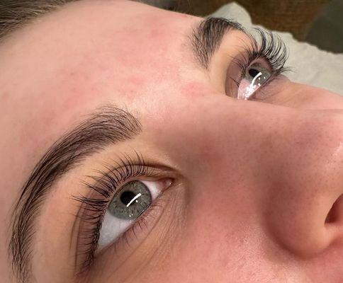 lash lift and lash tint