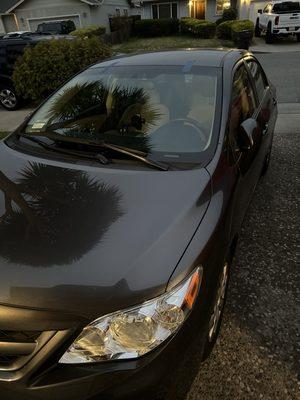 New windshield on my 2011 Toyota Corolla