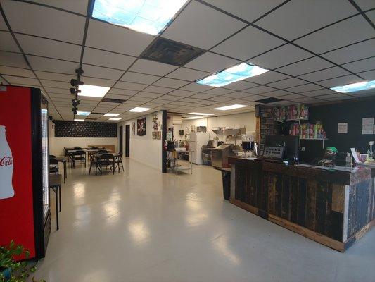 Interior of the restaurant