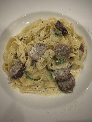 Italian Sausage Fettuccini