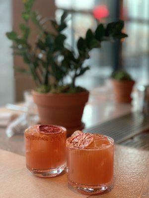 Blood orange margarita