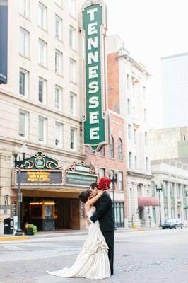 Beth + Seth's Wedding Celebration at the Historic Tennessee Theatre.