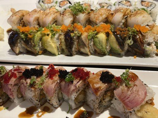 Tuna Ninja Roll Scallop, Ninja Roll, Dragon Roll