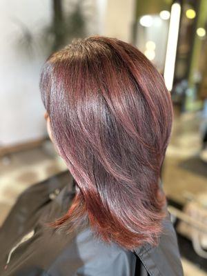 Recent color work by @RachelStylist