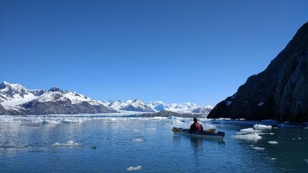 We are the first and only company taking kayaking trips to the face of Columbia Glacier!