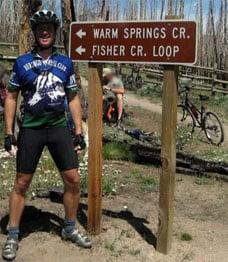 Denver Bicycle Law Attorney Jason Crawford mountain biking Fisher Creek Loop