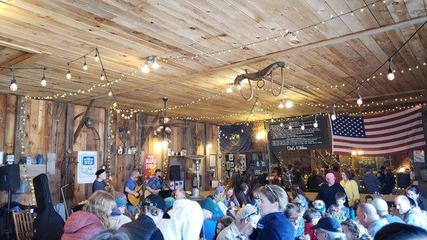 The main dining area