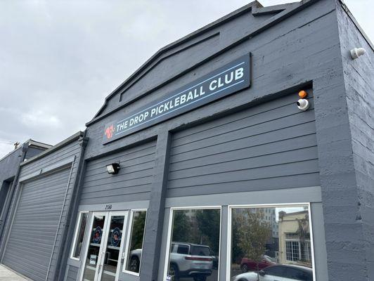 Front of the club