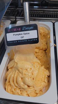 Fall Season Flavor - Pumpkin Spice Gelato Gluten-free