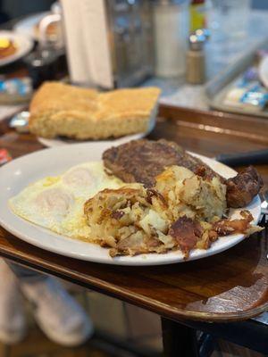 NY Steak & Eggs w/ Biscuit