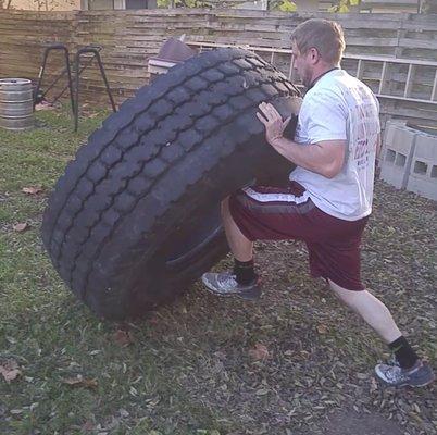 tire flip