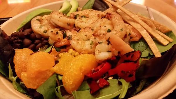 Orange Chipotle Shrimp Salad