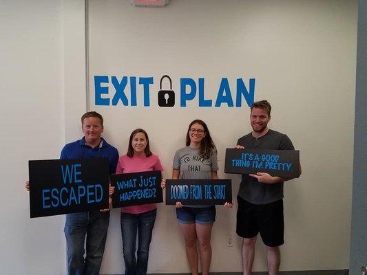 We escaped Exit Plan Pensacola!