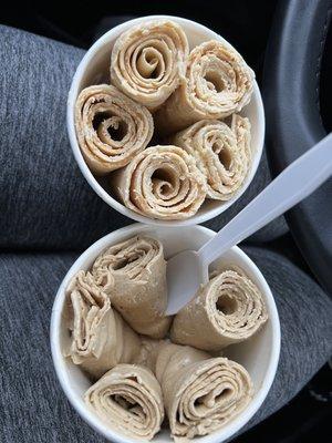 9. Reese's Blast Ice Cream & 6. I Luv u a Latte Ice Cream