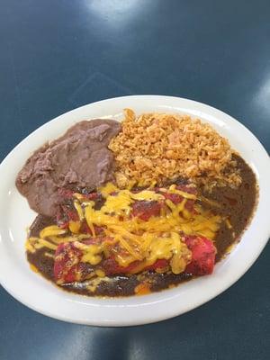 Enchilada plate