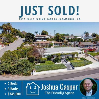 Another Rancho Cucamonga home sold!