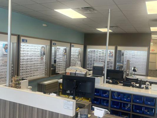 Store Interior at Stanton Optical Store Houston TX 77049