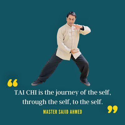 Tai Chi is the journey of the self, through the self, to the self!