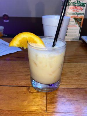 Orange creamsicle made by Emily the mixologist