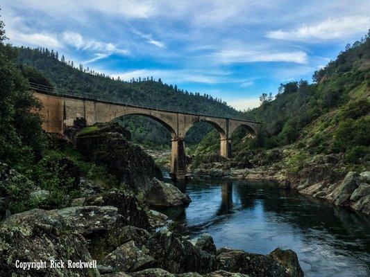 No Hands Bridge on North Fork