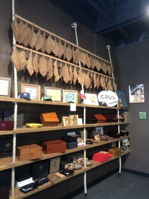 Beautiful display of cigar accessories