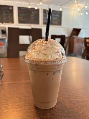 Iced spiced chai latte