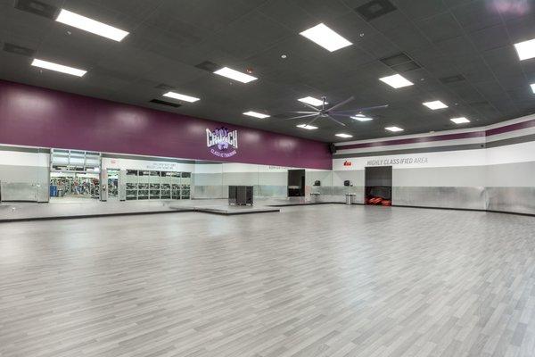 Huge Group Fitness Studio