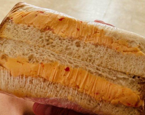 Excellent pimento cheese sandwiches here