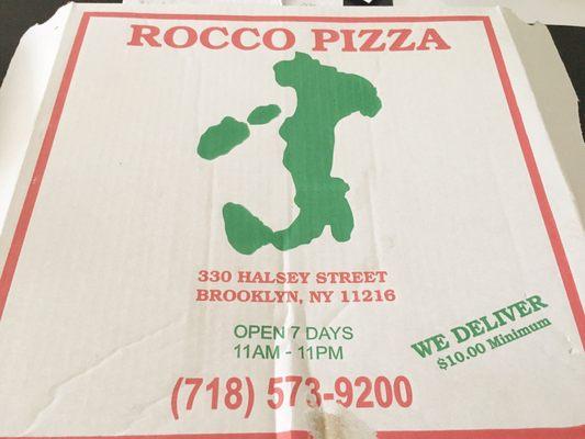 Rocco's Pizza.