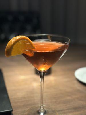 Blood orange martini