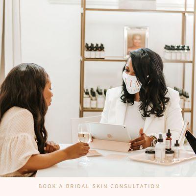 Yes we will have an in depth conversation about your skin and create a treatment plan.