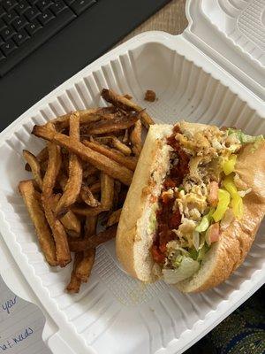 Chicken cheesesteak