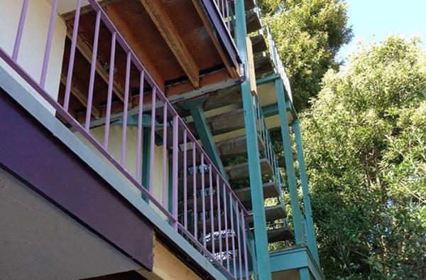 Grant Street Apartments balcony replacements.