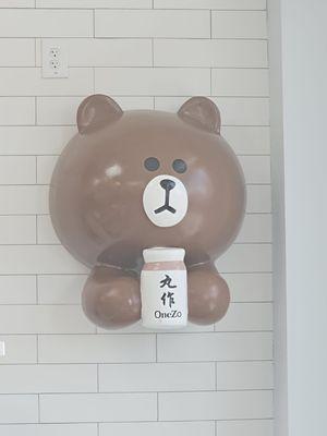 Cute bear decoration