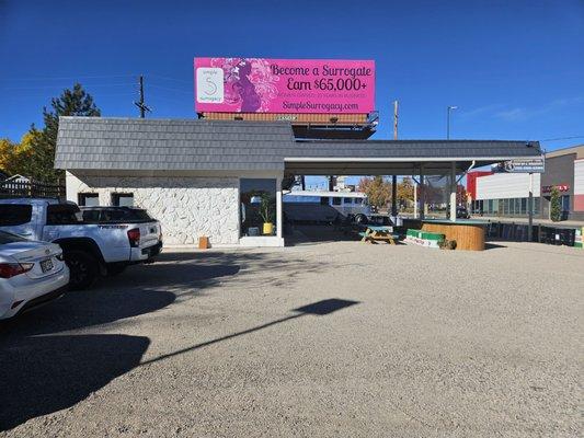 Limited parking that future food trucks will occupy