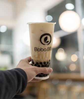 Assam Black Milk Tea w Boba