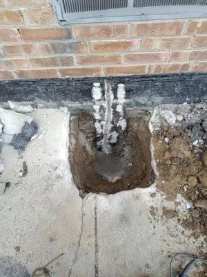 Crack exterior dig