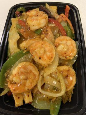 Curry Shrimp W. Onion