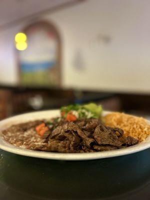 Steak fajitas