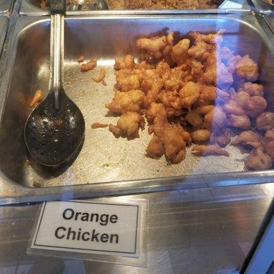 Orange chicken, don't reccomend