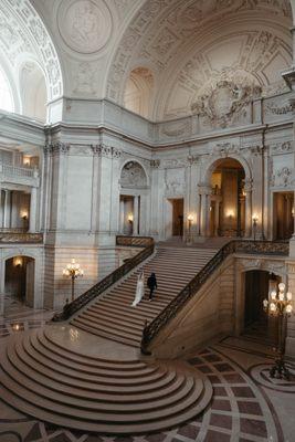 City hall grand stair case