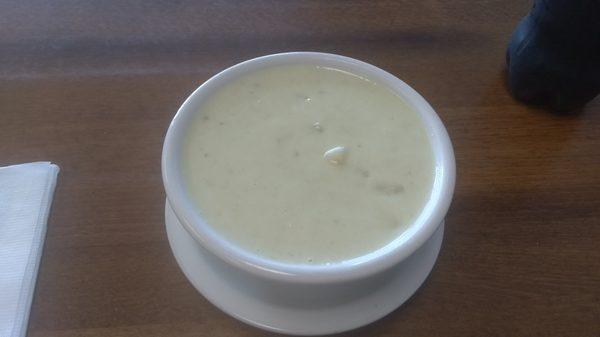 A Cup Of Potato Leak soup