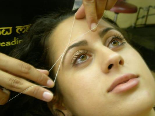 Eyebrow Threading