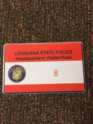 LSP HQ visitor pass