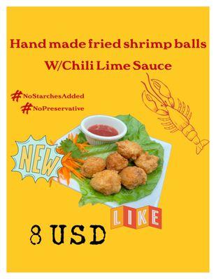 Handmade Fried Shrimp Balls