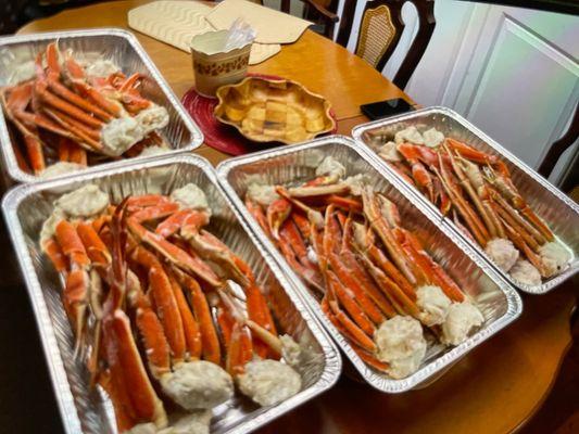 Crab Legs... Pre-Cook