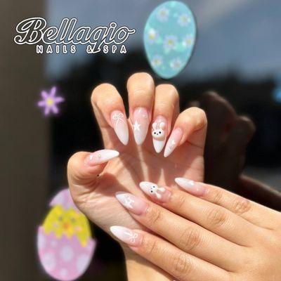 Hop into Easter with adorable bunny-themed nails!
Let your nails be as cute as they are festive!