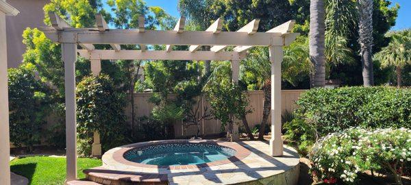 PATIO COVER TO DEMO - BEFORE.