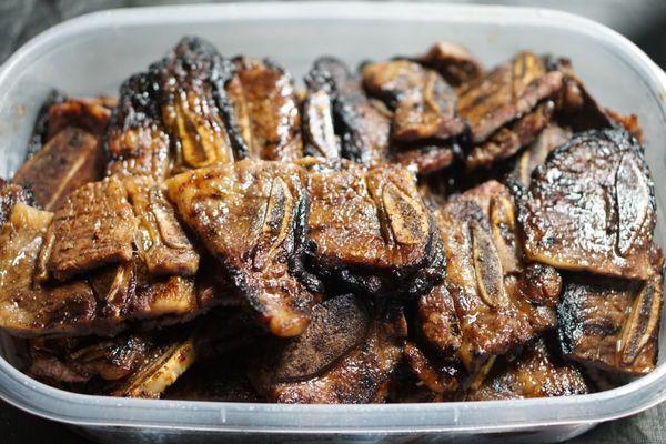 Kalbi I marinated myself and bbq'd on the grill (kalbi alone from richard's meat) *12/26/2020