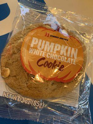 Seasonal cookie - Pumpkin white choco